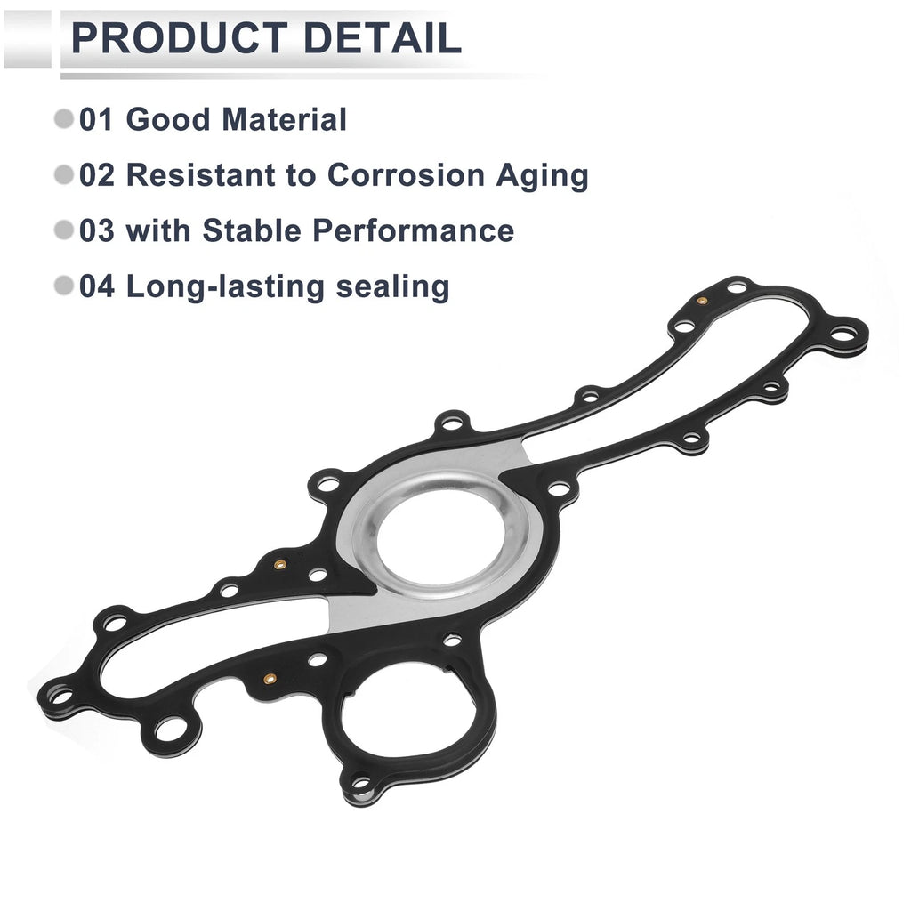 Water Pump Gasket No.1627131040 for Toyota 4Runner (2010–2024) Rubber 1Pc