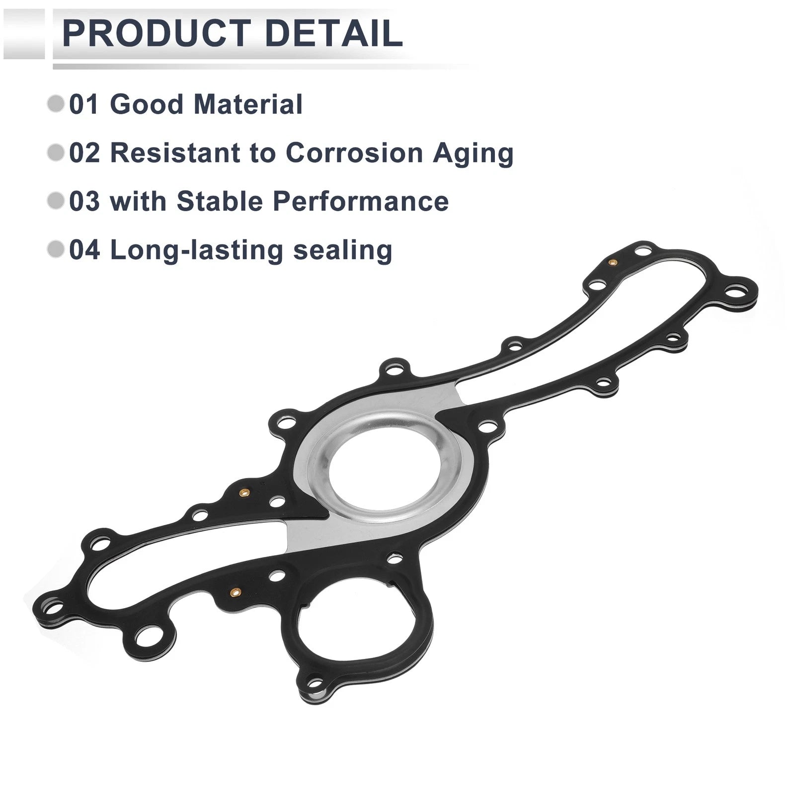 Water Pump Gasket No.1627131040 for Toyota 4Runner (2010–2024) Rubber 1Pc