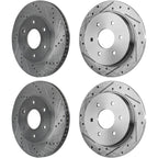 Front & Rear Brake Disc Rotors for Infiniti QX56, Nissan Armada, Titan, Pathfinder