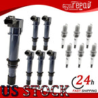 6X Ignition Coil and Spark Plug for Jeep Grand Cherokee Liberty (2005–2010) UF270