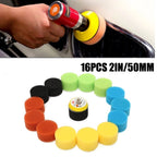 16pcs Sponge Polishing Pads Set for Car Polisher (Fits )