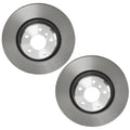 2X Brembo Rear 345mm Two-Piece Vented Disc Brake Rotors for BMW F20 F23 (2012–2019)