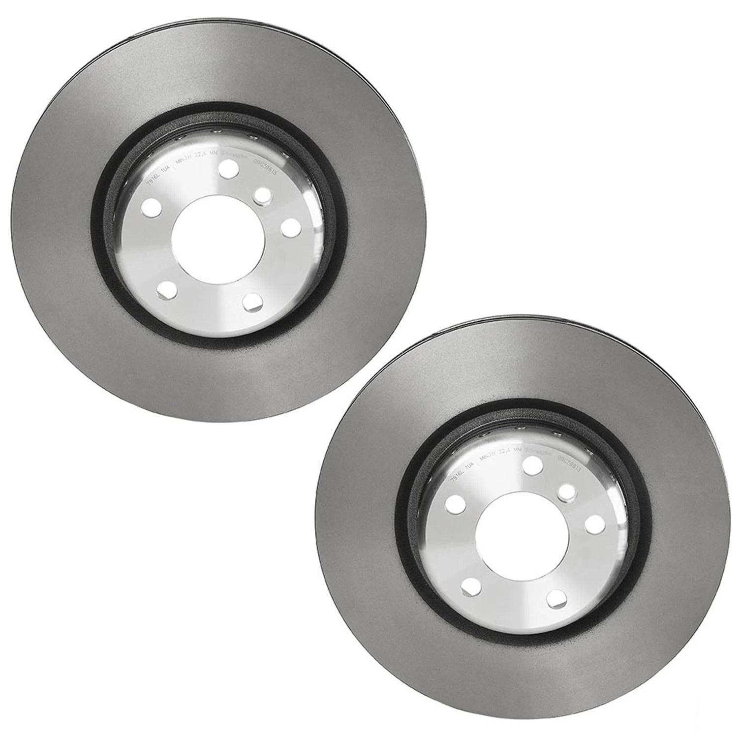 2X Brembo Rear 345mm Two-Piece Vented Disc Brake Rotors for BMW F20 F23 (2012–2019)