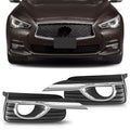 Fog Light Cover Grill Trim for Infiniti Q50 (2014–2017)