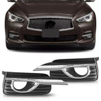 Fog Light Cover Grill Trim for Infiniti Q50 (2014–2017)