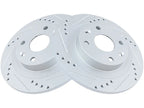 Set of 2 Rear Brake Rotors for Mazda MX3 (1992–1995) GT632QC