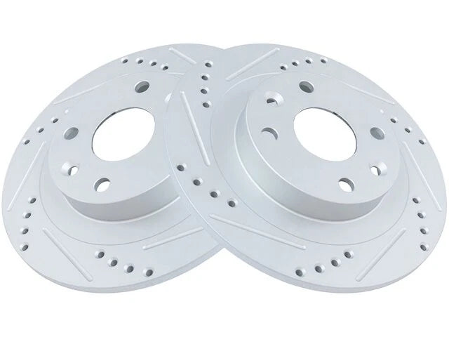 Set of 2 Rear Brake Rotors for Mazda MX3 (1992–1995) GT632QC