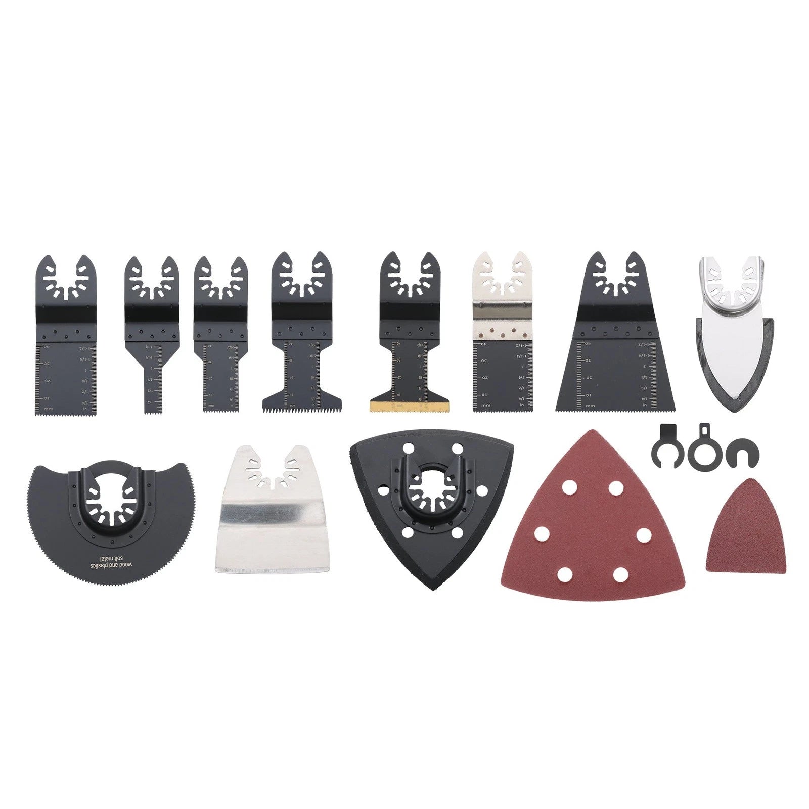 113PCS Oscillating Tool Saw Blades Kit for Wood Metal Cutting