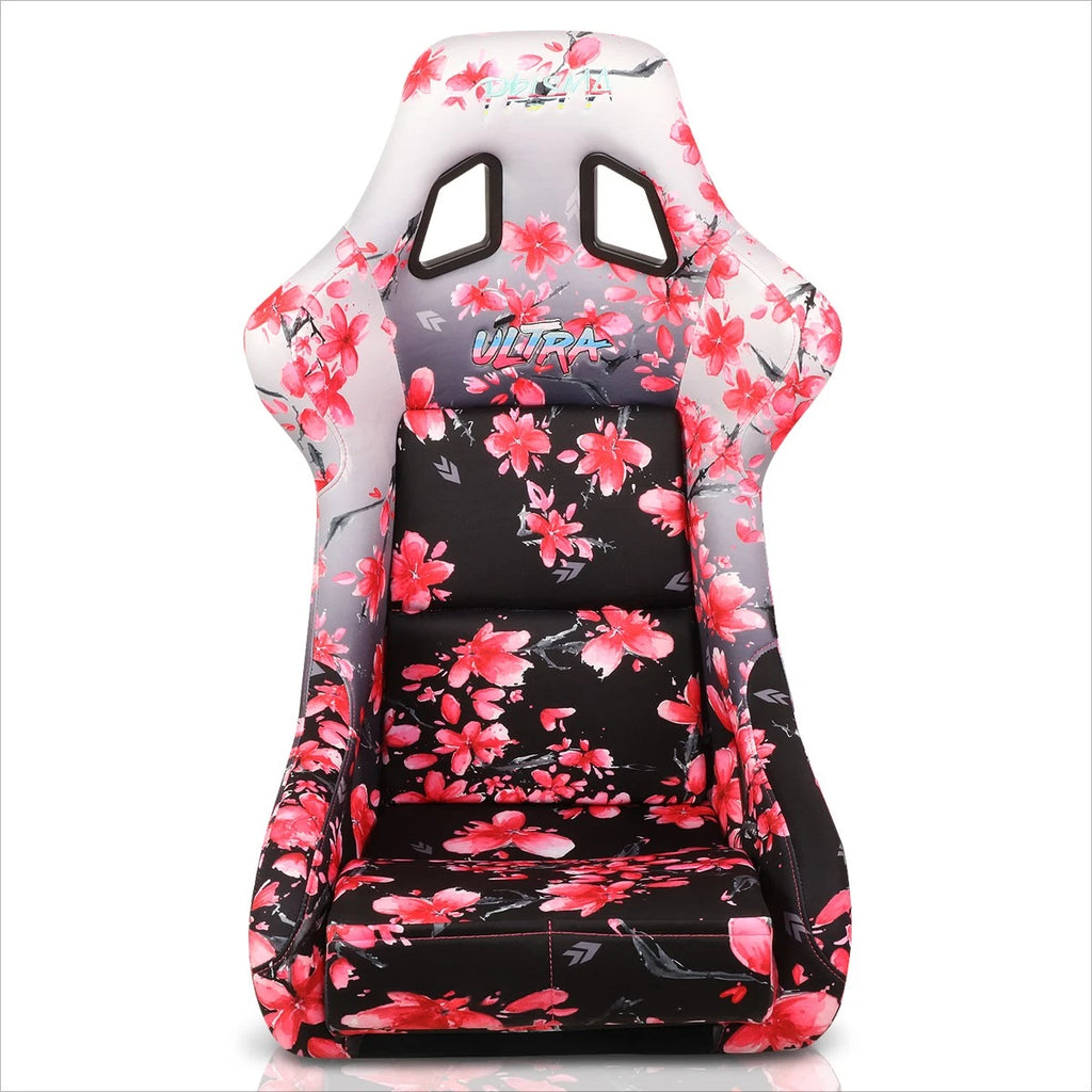 NRG Innovations FRP-302-SAKURA Fixed Back Bucket Racing Seat for Universal (2010–2023)