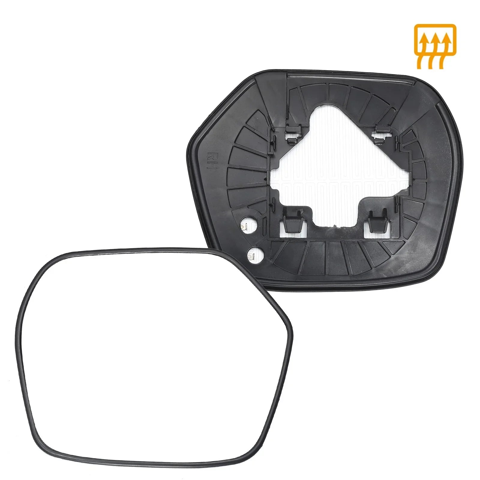 Heated Right Side Mirror Glass with Backing Plate for Honda CR-V (2007-2011)