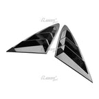 Gloss Black Rear Window Louver Shutter Cover for Hyundai Sonata (2020–2023)