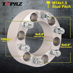 Set of 4 Wheel Spacer Adapters for Chevy GMC (6x5.5")