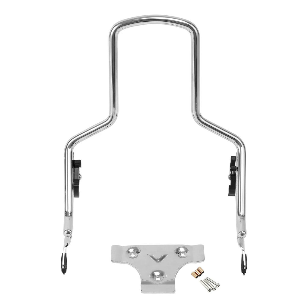 Detachable Sissy Bar for Harley Touring Road Glide (2009–Present) 10" Chrome