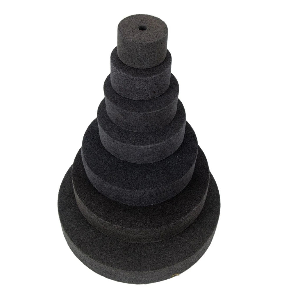 Polishing Wheel Abrasive Grinding Buffing Pad Set of 7 (75-250mm)