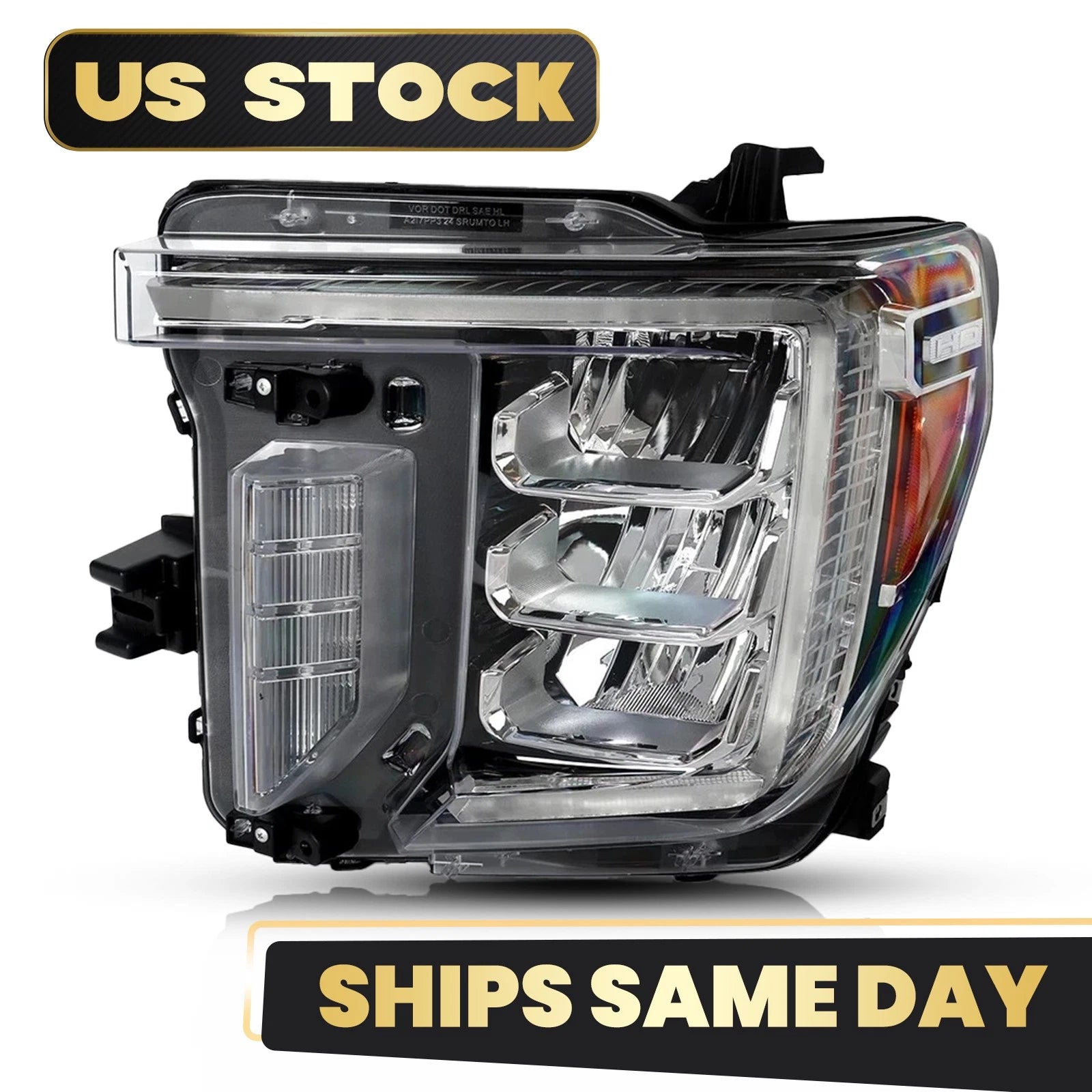 Headlight with LED Signal Light for GMC Sierra 2500 HD (2020–2023)