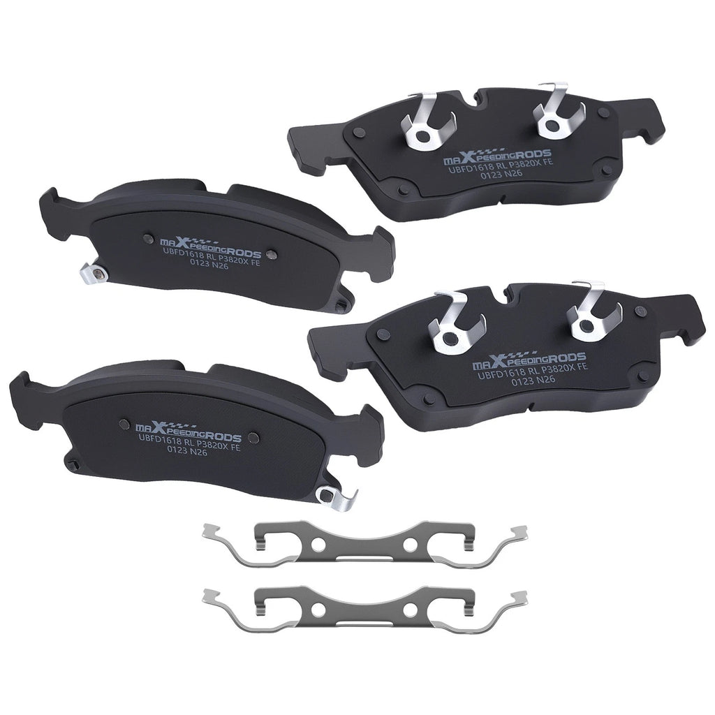 Front Brake Pads Kit for Jeep Grand Cherokee (2011–2016) Dodge Durango (2011–2023) D1455