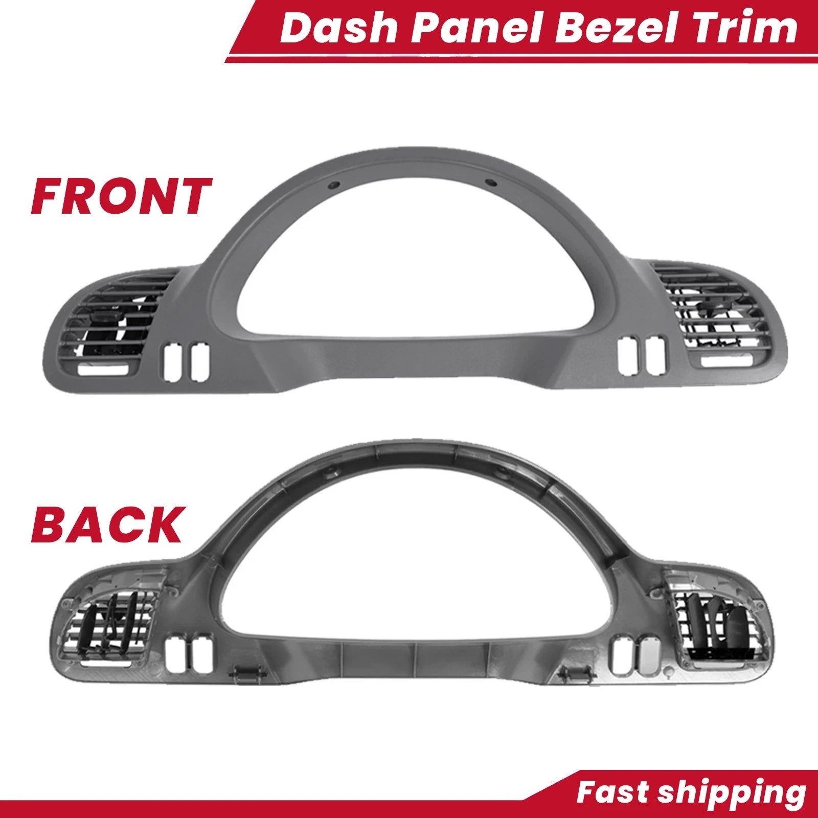 Dash Trim Bezel Panel with A/C Vents for Sprinter 2500 3500 (2002-2006)