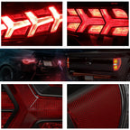 Matte Honeycomb Mesh Front Bumper Grille with LED DRL for Ram 2500 3500 (2010–2018)