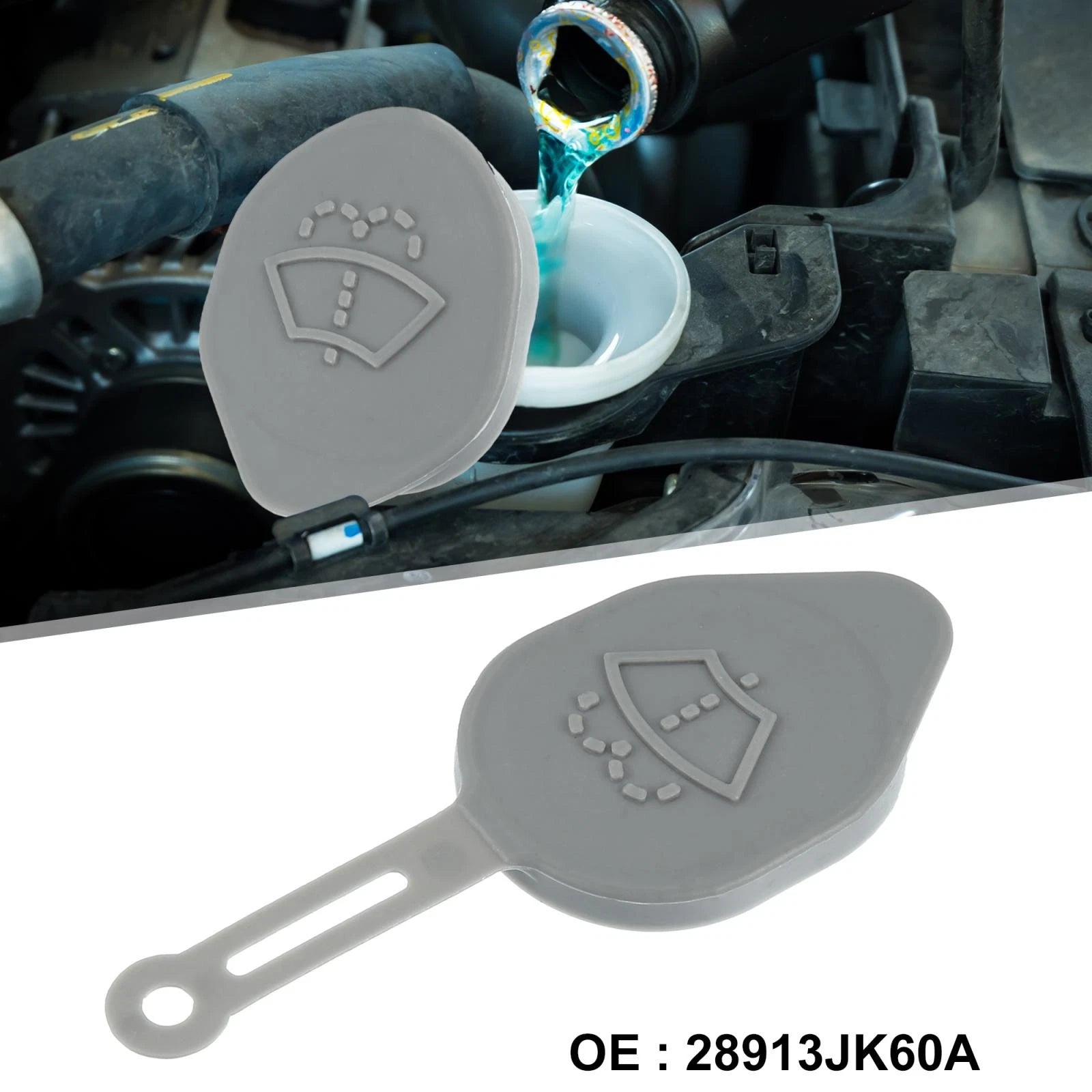 Windshield Washer Fluid Reservoir Cap for Infiniti Q60 QX50 G25 (2014–2023)