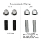 Handlebar Tree Adapter Front End Clamp 3.5in 4.75in for Harley