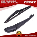 Set of 2 Rear Windshield Wiper Arms & Blades for Toyota RAV4 (2013–2018)