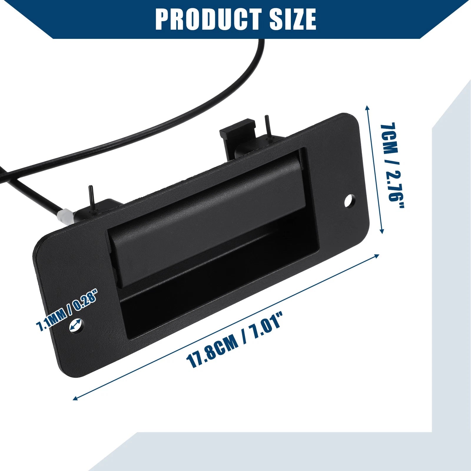 Set of 1 Door Latch Assembly W/ Handle for Ford E150 (2004–2014) NO.6C2Z-15264A01-AA