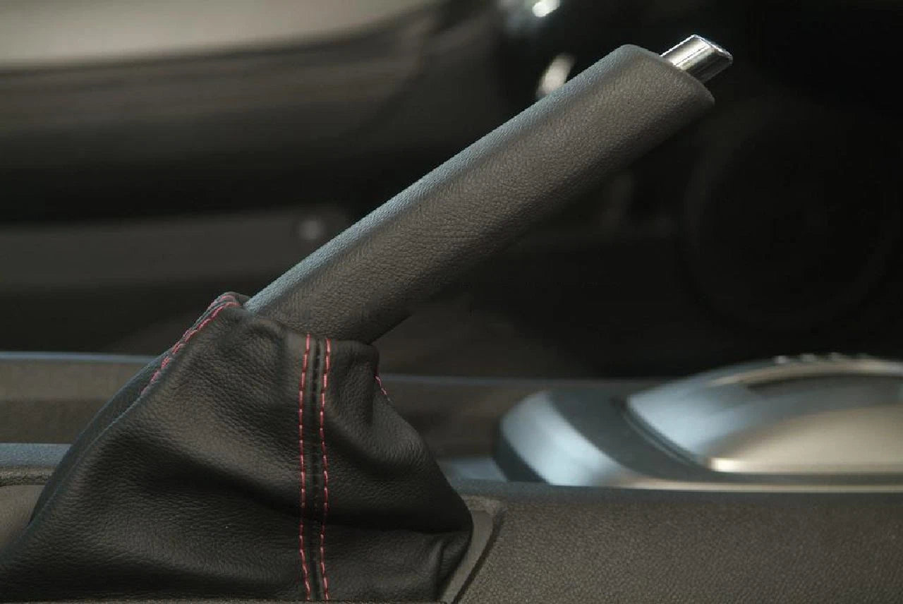 E Brake Boot Cover for Chevrolet Camaro (2010–2015) Red Stitch