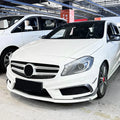 Carbon Look Side Fin Canards Splitters for Mercedes-Benz A-Class AMG(2013–2015)