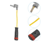 Brake Pad Wear Sensor Lead for Mercedes-Benz (2 x) Black Gold Tone