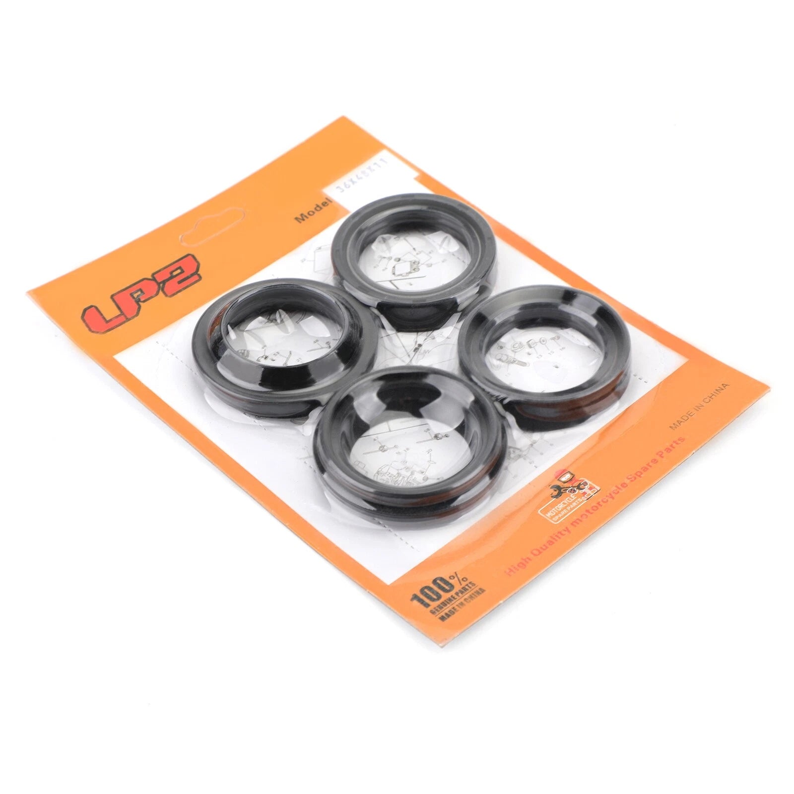 Front Fork Oil Seal Dust Seal Kit for Kawasaki EL EN EX (1985–2007)