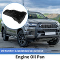 1 Pc Engine Oil Pan No.121020C020 for Toyota Hilux (2015) Steel Black