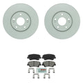 Set of 4 Bosch Front Rotors & Blue Ceramic Brake Pads for Forte5 SX (2014–2018)