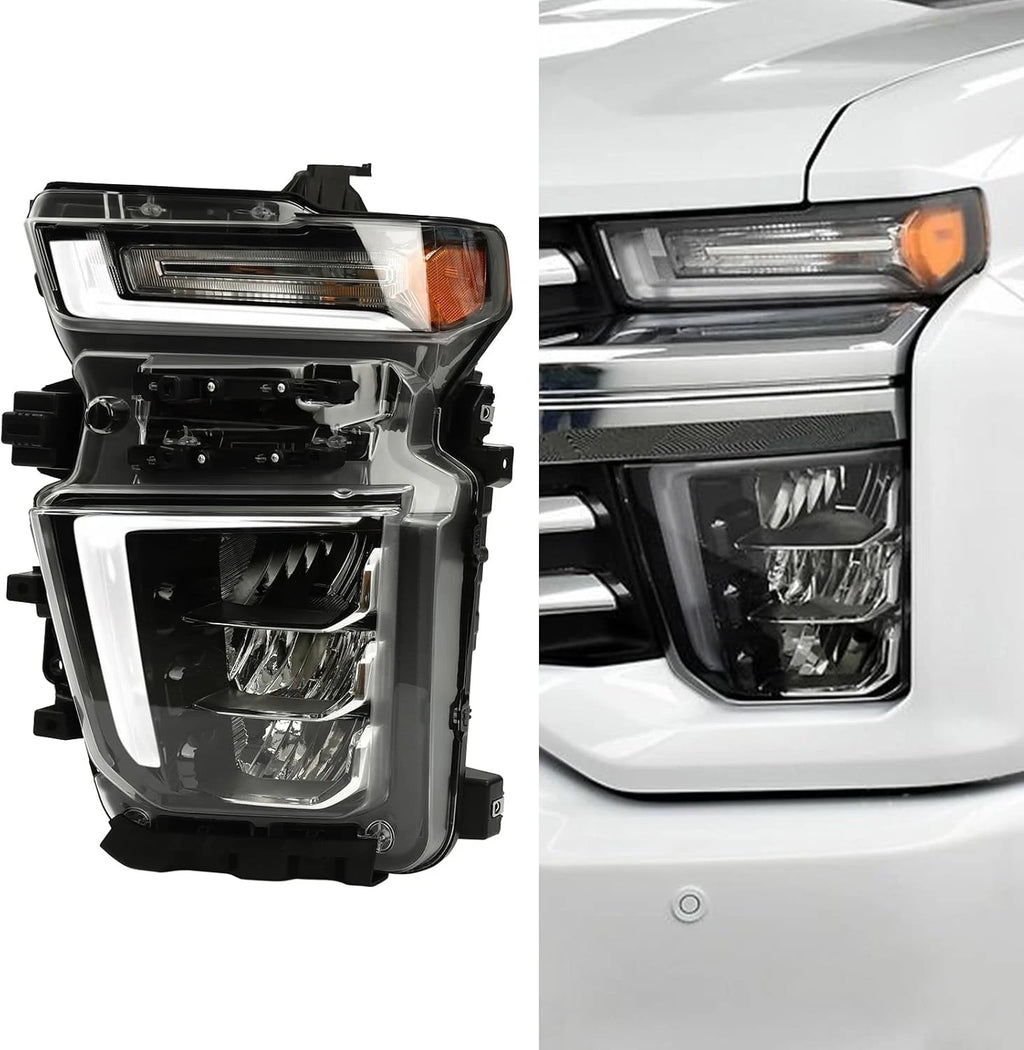 LED Headlight for Chevy Silverado 2500HD 3500HD (2020–2023)