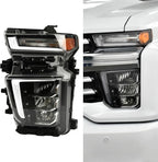 LED Headlight for Chevy Silverado 2500HD 3500HD (2020–2023)