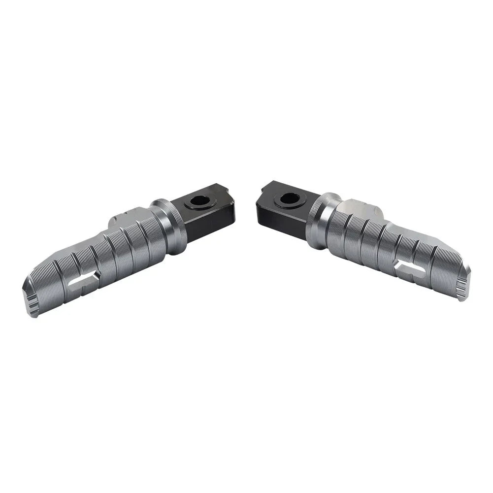 Gray Front Footrest Pegs for Aprilia APR 150 GPR 125 150 250 RS125 Tuono 125