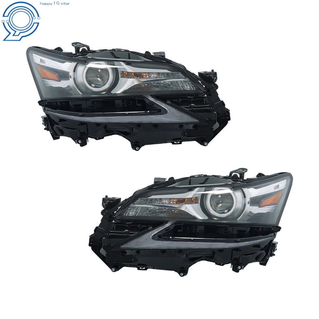 Set of 2 LED Headlights for Lexus GS450h GS350 GSF (2016–2018)