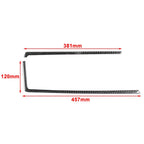 Black Interior Gear Shift Side Frame Trim for Volkswagen Golf MK8 (2021-2023)