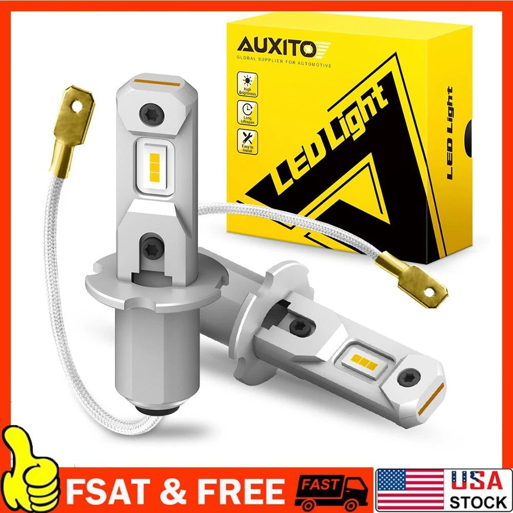 LED Fog Light Bulbs for H3 (Bright Yellow, 4000LM)