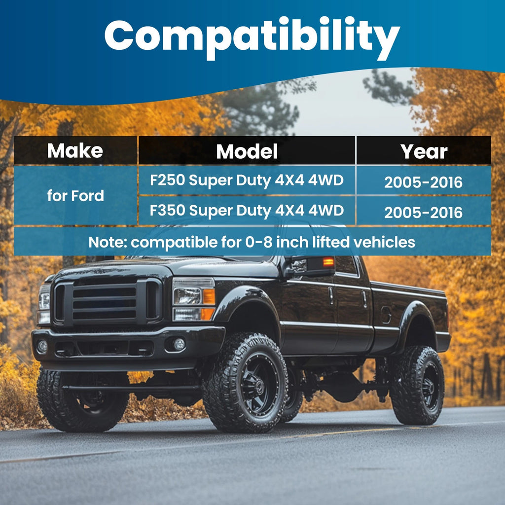 Adjustable Forged Track Bar for Ford F250 F350 (2005–2016) 0-8" Lift
