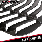 ABS Rear Window Louver Cover Sun Shade Vent for Ford Mustang (2015–2023)