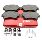 Set of 4 TRW Pro Front Ceramic Brake Pads for Lexus ES300, Toyota Avalon, Camry, Celica (1992–2006)