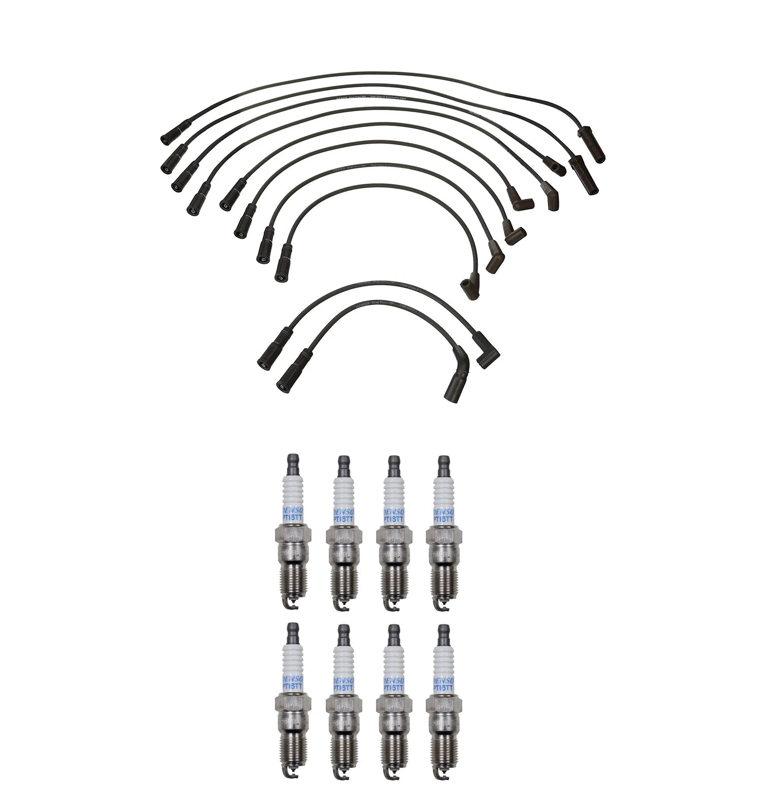 Denso Wire Set & Platinum TT Spark Plugs Kit for Chevrolet 5.7 V8