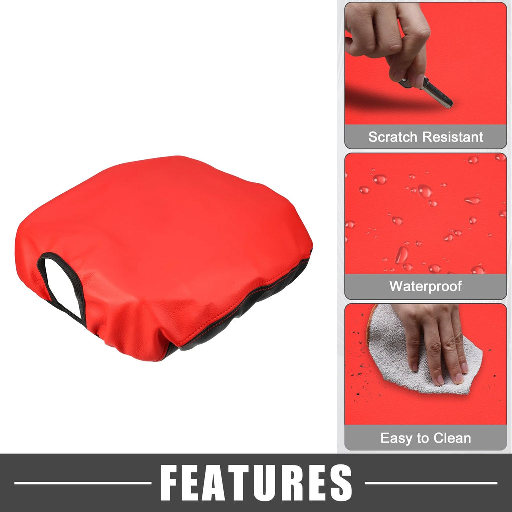 Center Console Cover Waterproof for Dodge Ram 1500 (2009–2018) Black Red 703820594871