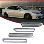 Set of 4 LED Fender Bumper Side Marker Lights for Acura TL (2004–2008)