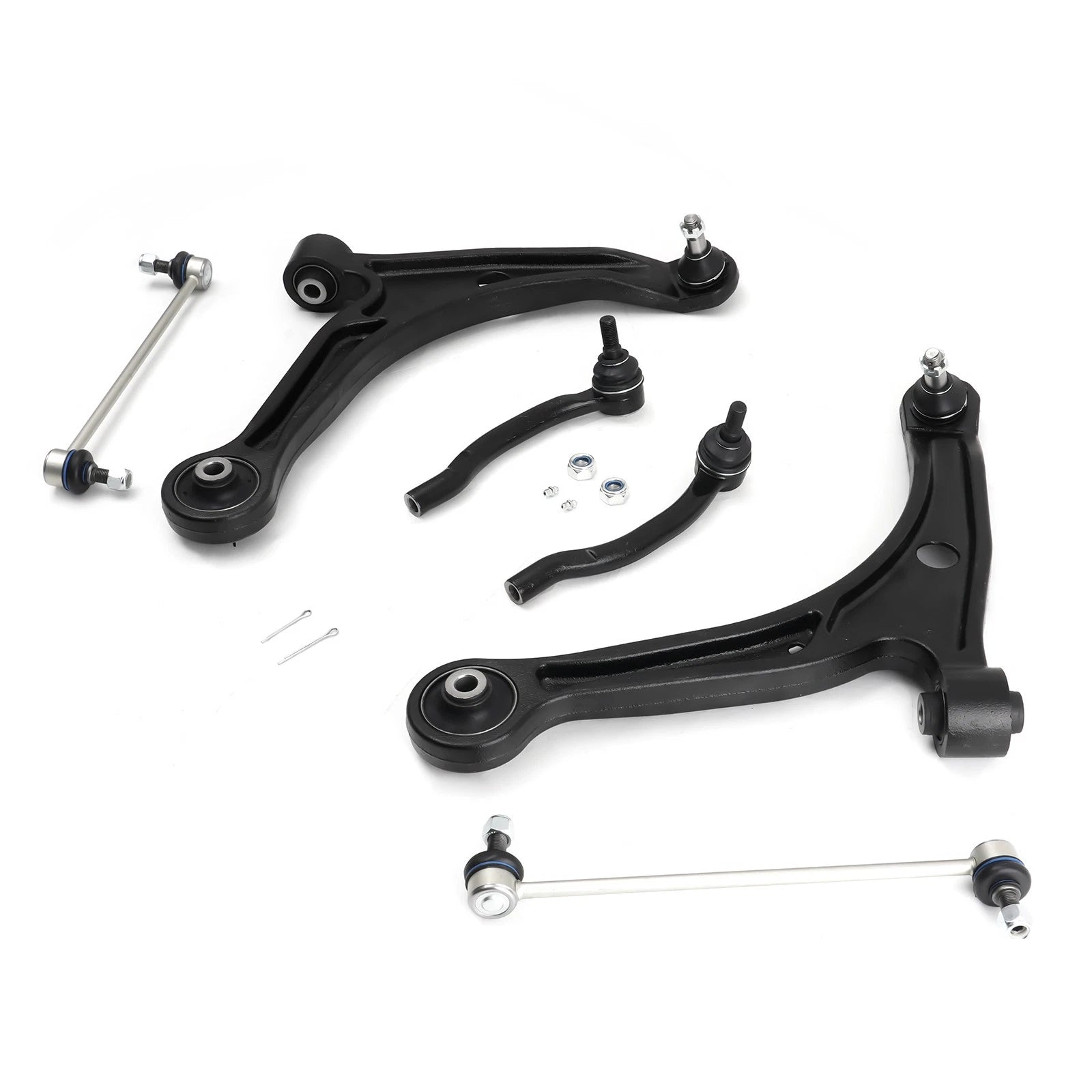 Front Lower Control Arms Sway Bar Links Tie Rods for Honda Pilot (2006–2008)