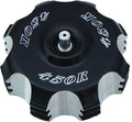 Billet Gas Cap for Yamaha YFZ450R (2009–2017) - Black Logo