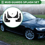 Set of 4 Mud Flaps for Audi A4 (Sedan) (2017–2018)