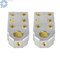 Set of 2 Battery Terminals for Car Audio Top Post (Universal)