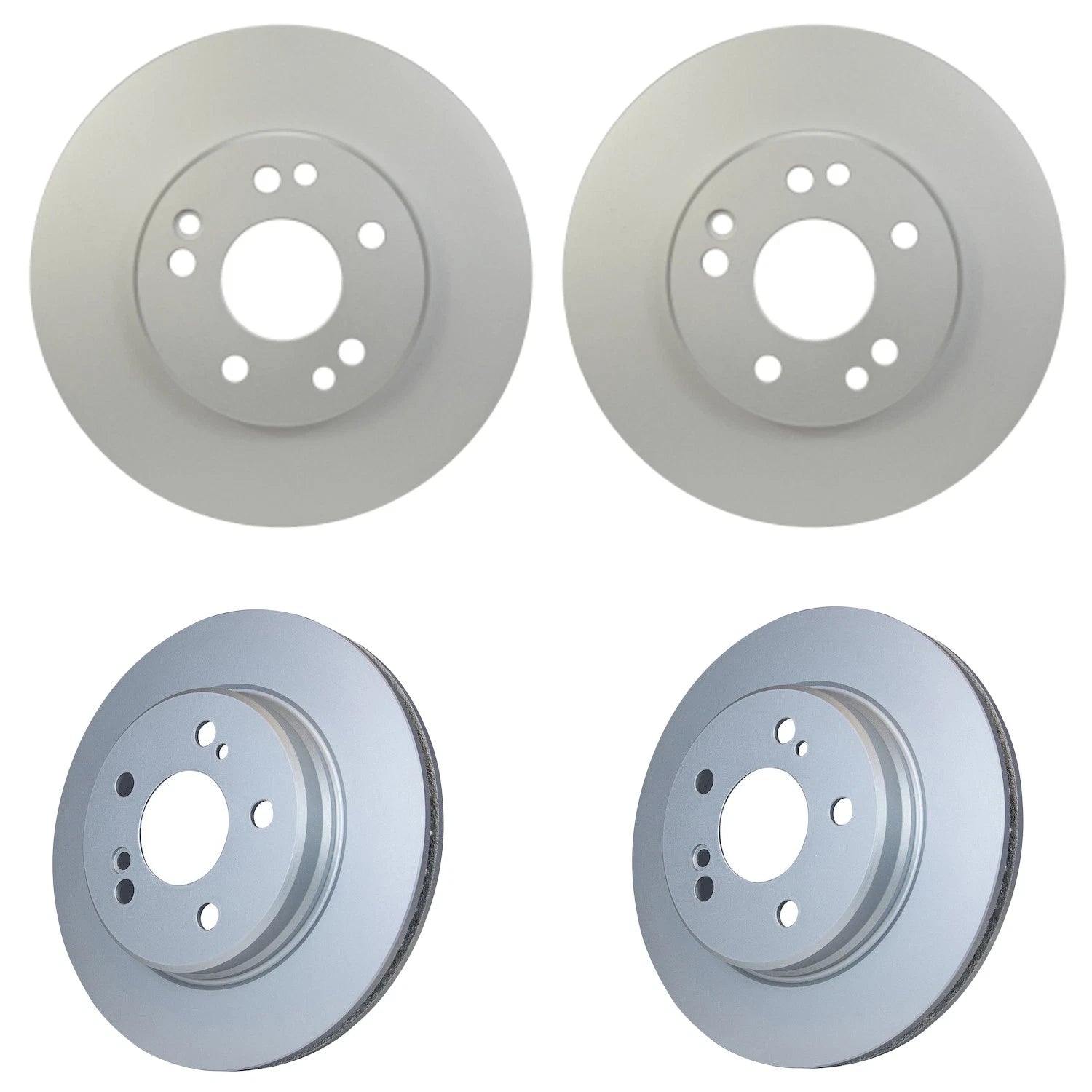 Hella Brake Vented Rotors Kit for Mercedes W124 400E E420