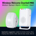 Wireless Motion Sensor Alarm Door Chime 1 x Detector & 1 x Receiver